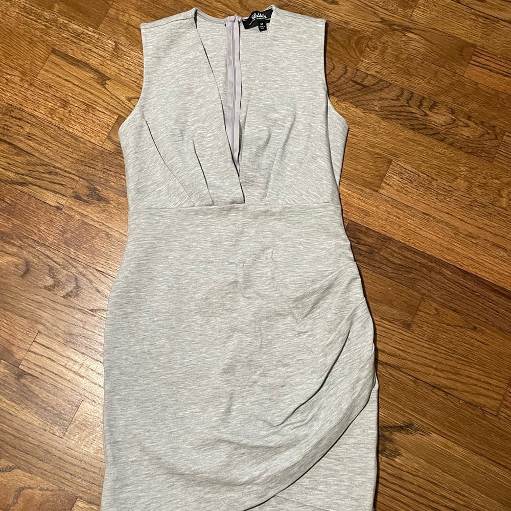 Grey bodycon dress